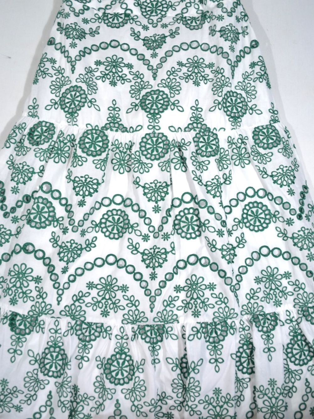 NWT Milly Hayden Green and White Halter-Size 10 - Picture 8 of 13